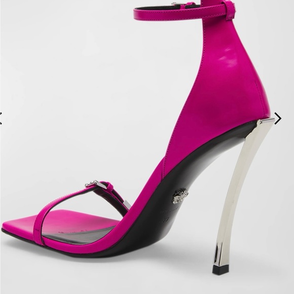 Versace - 110mm Pin Point Ankle Strap Sandals - Picture 7 of 11